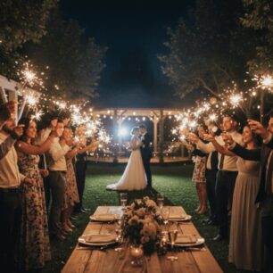 Bengala de boda personalizada