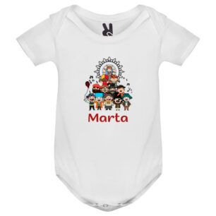 Body cabezudos personalizado