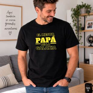 Camiseta el mejor padre de la galaxia