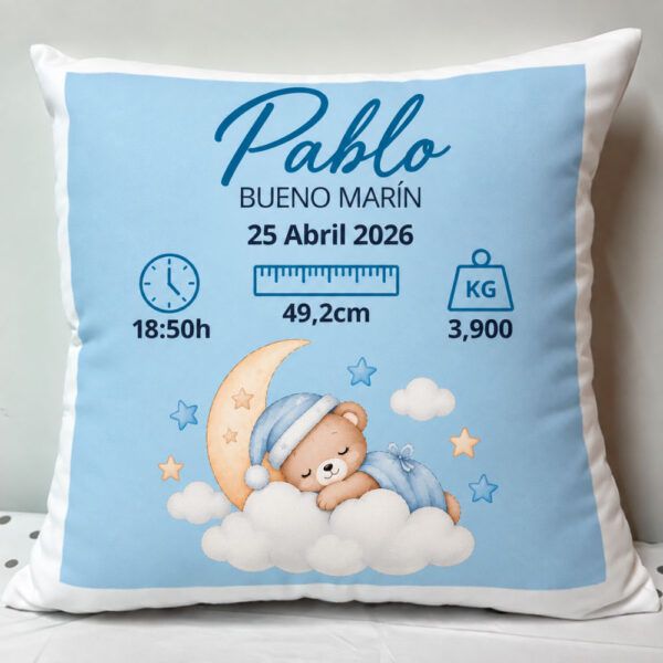 Cojin natalicio personalizado2
