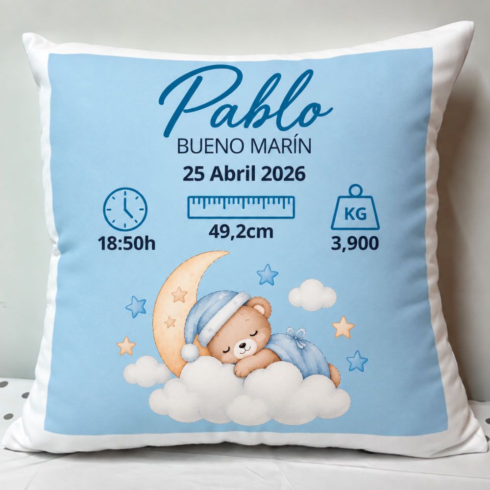 Cojin natalicio personalizado2