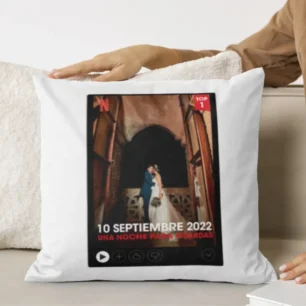 Cojín personalizado netflix