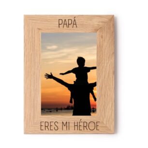 Marco de fotos grabado papá