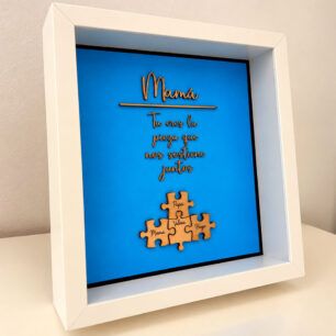 Marco puzzle familia personalizado