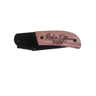 Navaja de boda personalizada