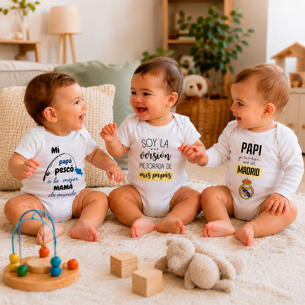 Niños bodys molones