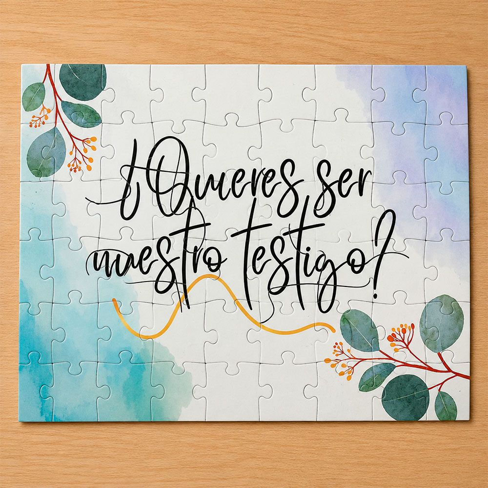 Puzzle testigo de boda2