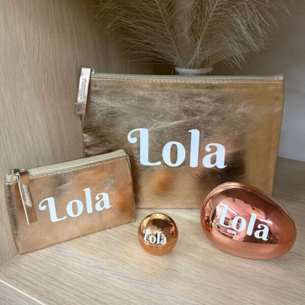 Set de accesorios personalizados neceser