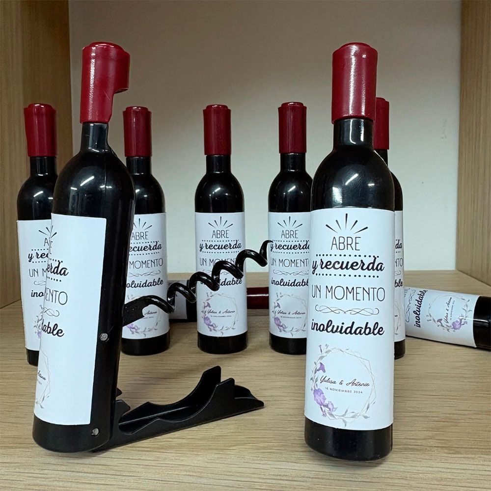Sacacorchos botella