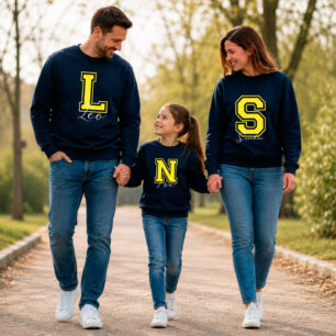 Sudadera inicial personalizada
