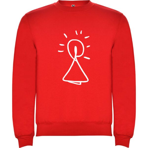Sudadera virgen del pilar roja