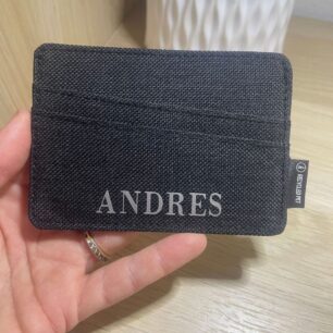 Tarjetero personalizado