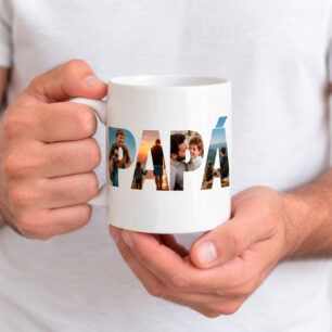 Taza mamá/papá personalizada