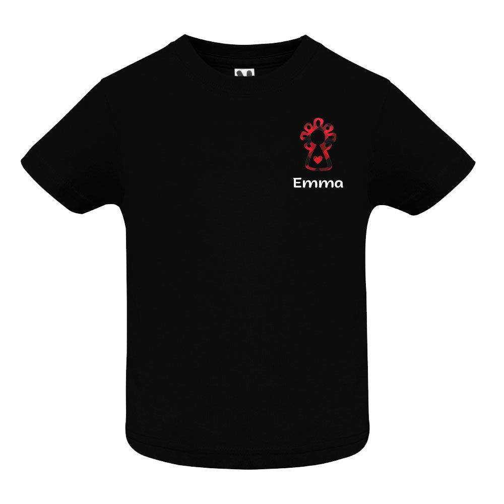 Camiseta virgen del pilar negra