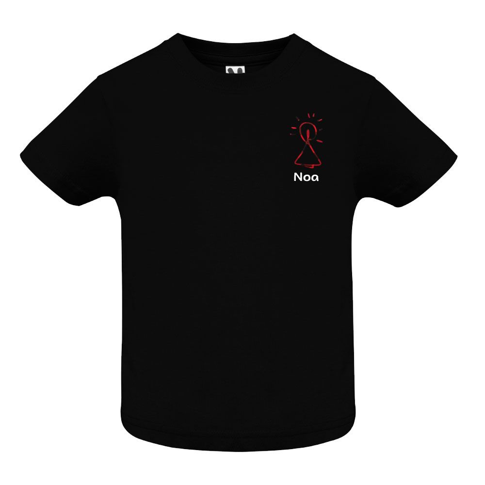 Camiseta virgen del pilar negra2