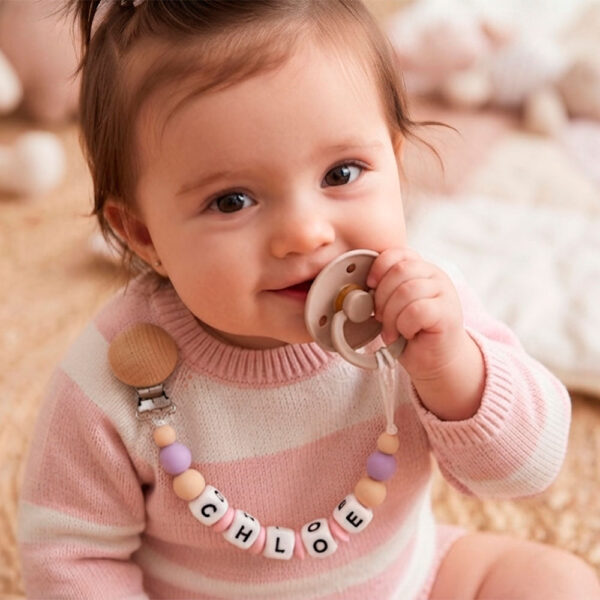 Chupetero basico personalizado bebe