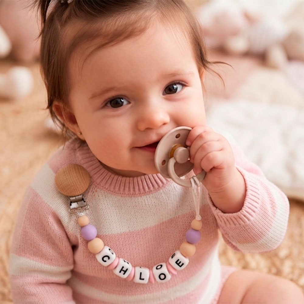 Chupetero basico personalizado bebe