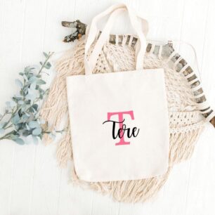 Tote bag personalizada inicial