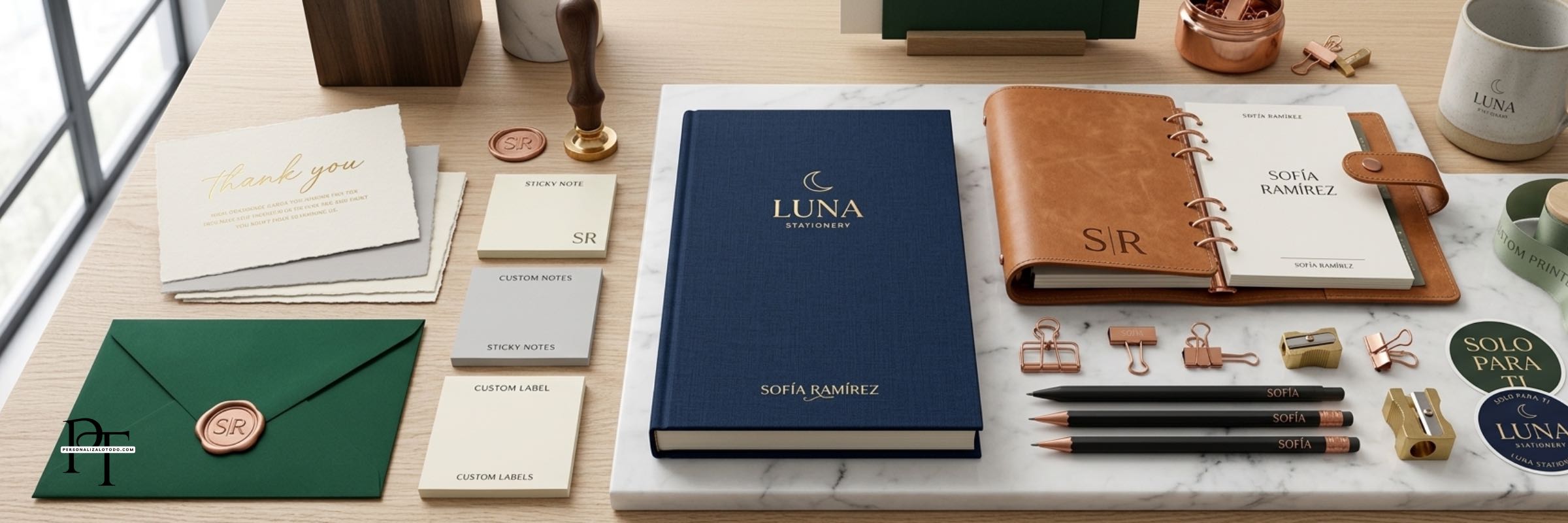 Papelería personalizada