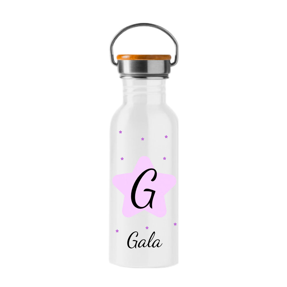 Bidon personalizado inicial estrella