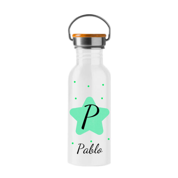 Bidon personalizado inicial estrella1