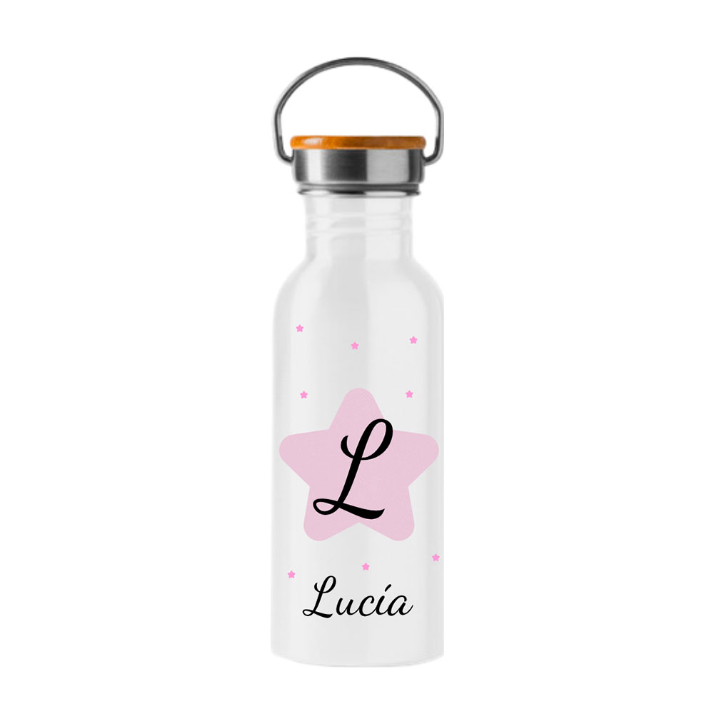 Bidon personalizado inicial estrella3