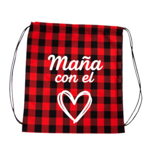 Mochila cachirulo maño/a con el corazón