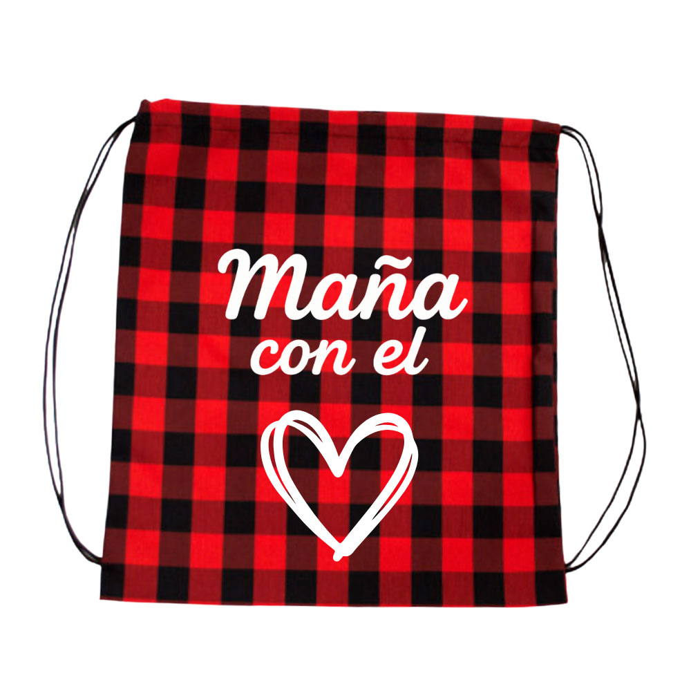 Mochila cachirulo mana con el corazón