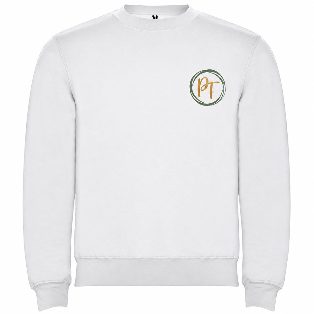 Sudadera blanca personalizada