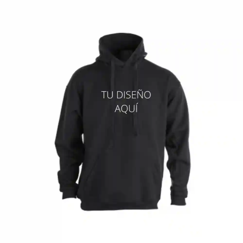 Sudadera negra frontal